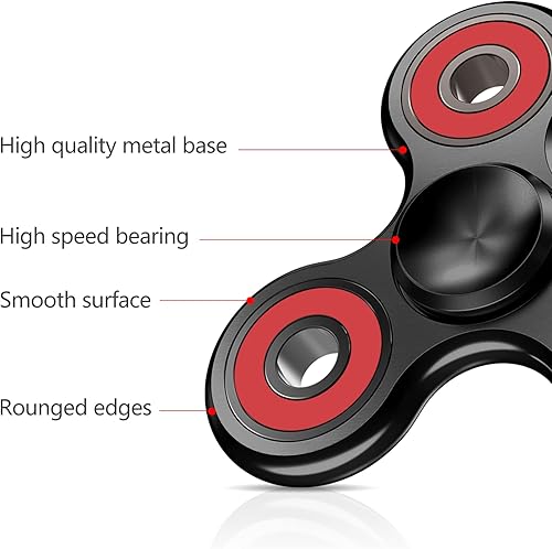Miniatura 2 de Juguete giratorio de acero inoxidable ultraduradero con rodamiento de alta velocidad giratorio de precisión de metal para mano EDC TDAH para aliviar