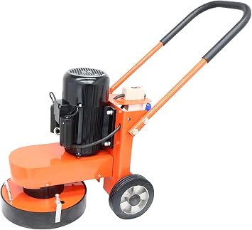 INTSUPERMAI Concrete Floor Polisher Hand-push Cement Ground Grinder Concrete Polishing Machine Floor for Concrete Epoxy Terrazzo Ground Floor Polishing Machine for Restore New and Old Ground 220V