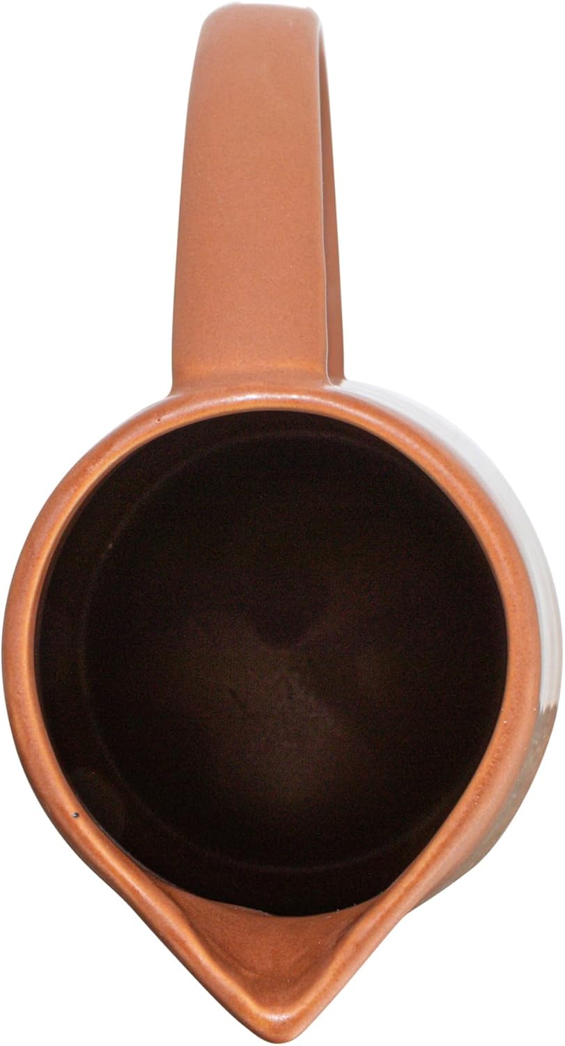 Bloomingville Modern Stoneware Pitcher, Matte Terracotta