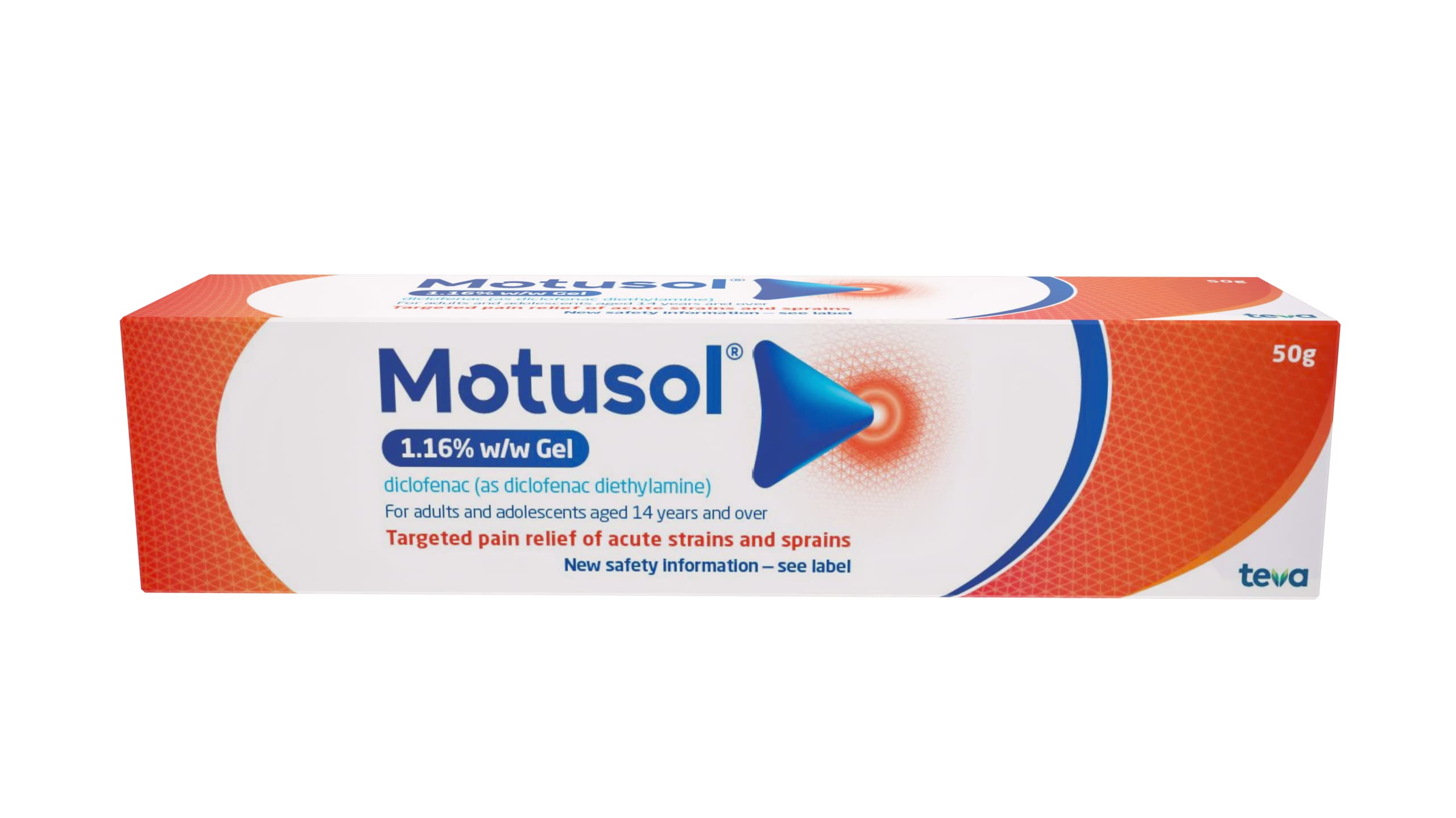 Motusol 1.16% w/w Gel 50g - Targeted Pain Relief of Joints & Muscles in Acute strains & sprains