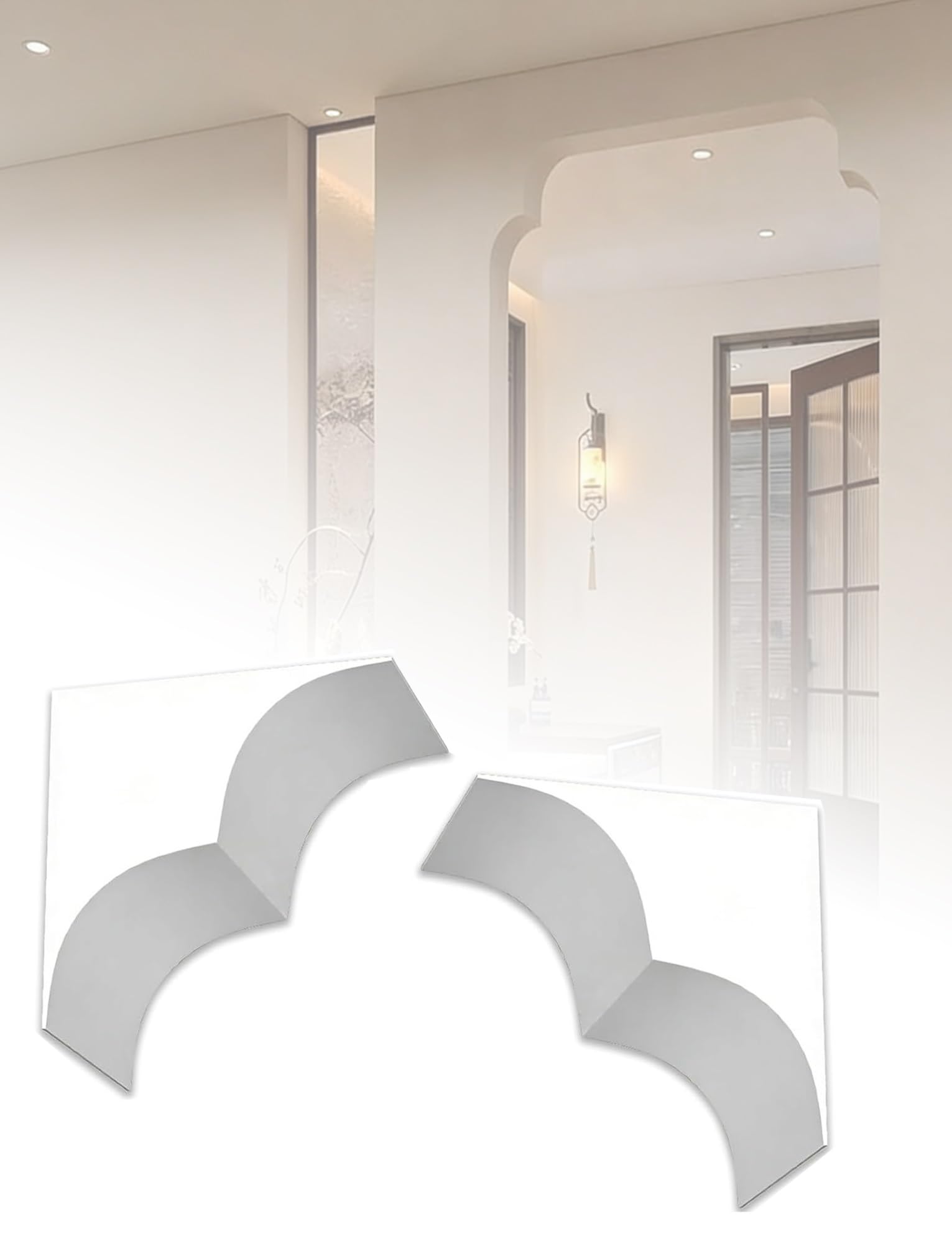 Kit de Arco para Puerta Solución Pasos Sin Obra Moldura Espuma Pintable