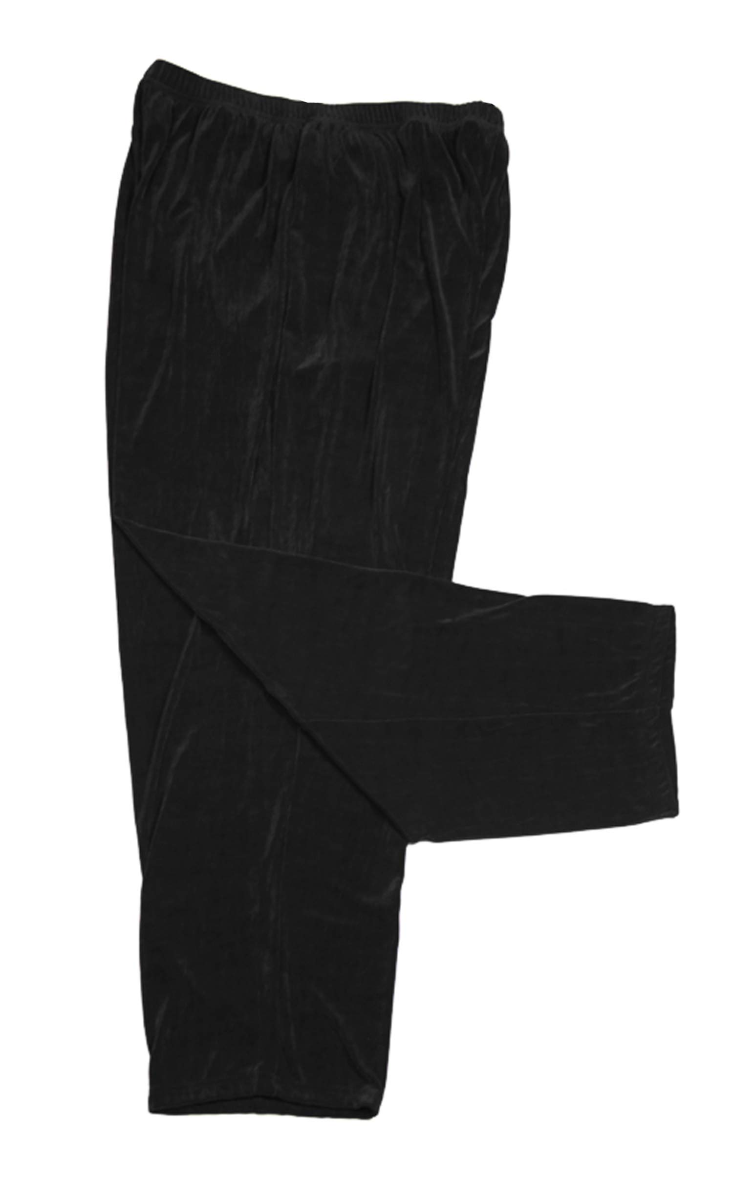 A Personal Touch Womens Plus Size Slinky Elastic Waist Pull-On Dress Pant
