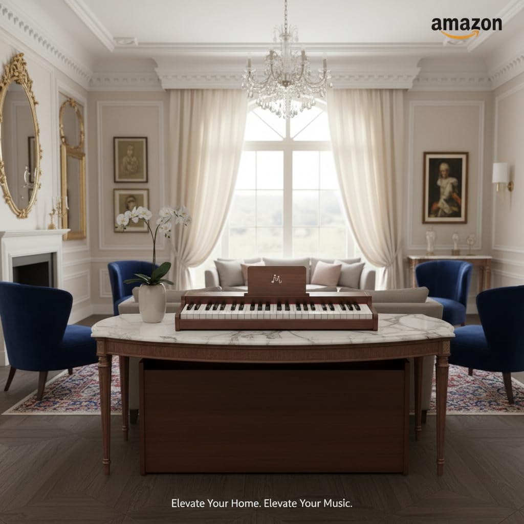 Dechant 49-Tasten Digitalpiano – Perfekt für Anfänger mit Tragetasche