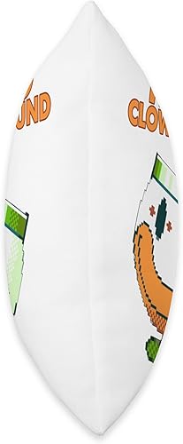 Miniatura 2 de Trending Tees Time to Clown Around - Almohada (18 x 18 pulgadas), multicolor