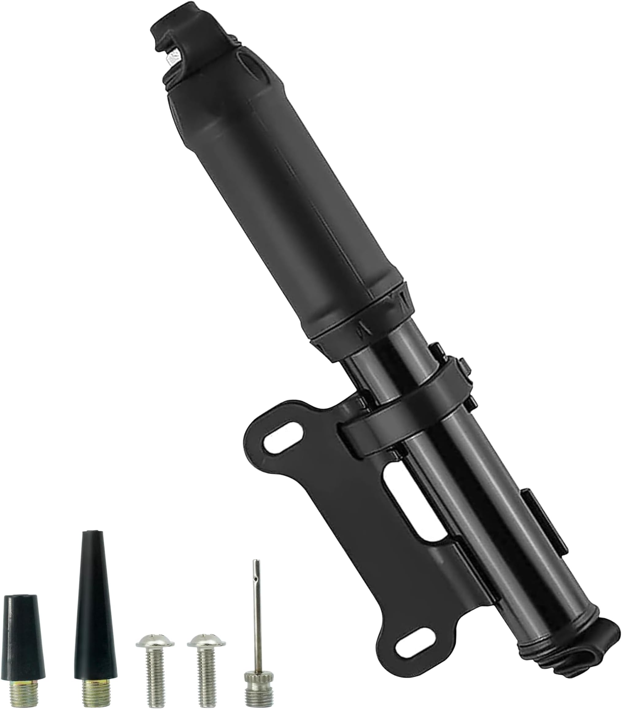 Mini Bike Pump,Bicycle Pump Portable, Universal American and French valves, no Need to Change valves for Road and Mountain Bikes, Scooter tire Pumps.