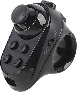 VR Remote Controller Gamepad, Ring Shape VR Hand Controller Bluetooth Control, Wireless Gamepad Joystick for Mobile Phone Tablet for Music Video Games