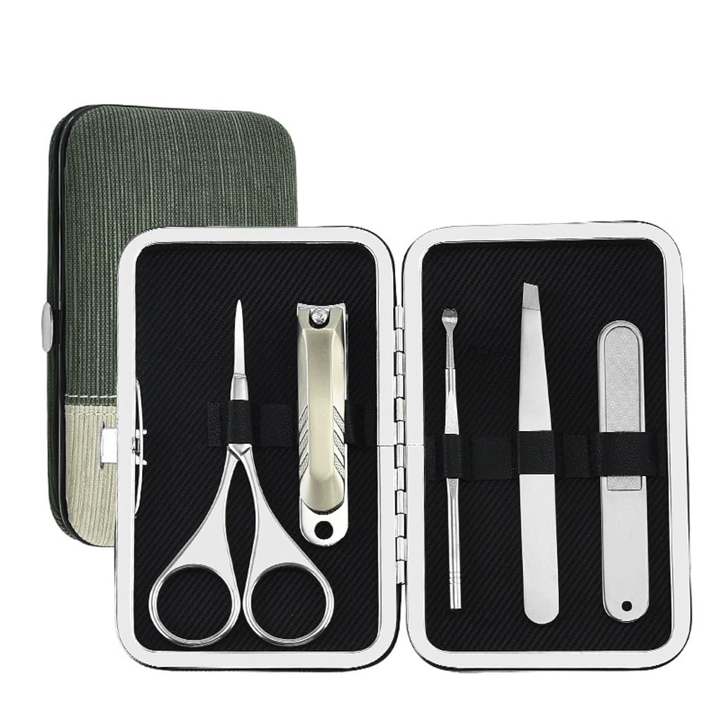 Nail Clipper and Nail Clipper Set 5-piece Set Stainless Steel Nail Enhancement Set Household Use 12 5 8cm