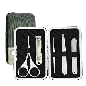 Nail Clipper and Nail Clipper Set 5-piece Set Stainless Steel Nail Enhancement Set Household Use 12 5 8cm