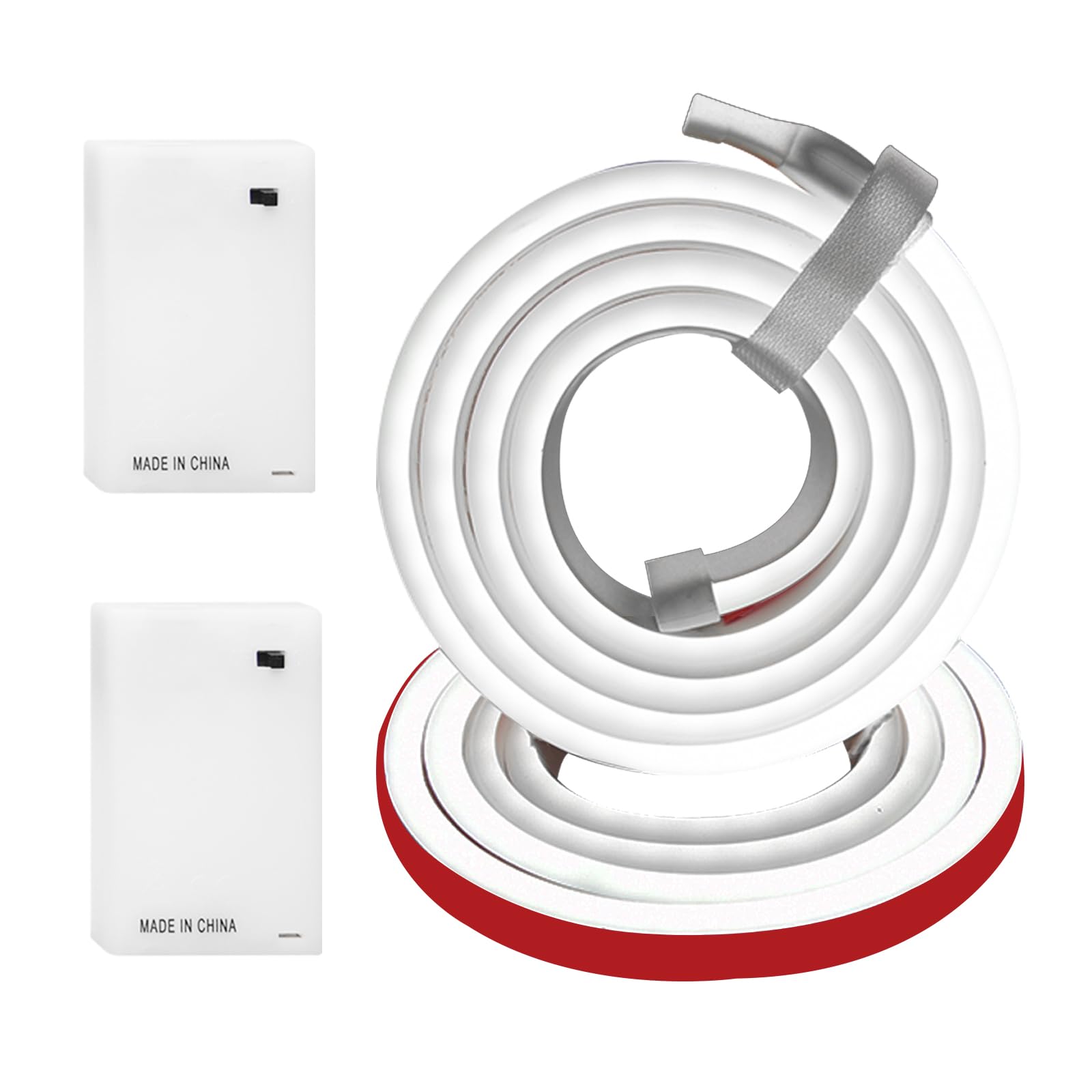 SenwenDeng USB White Self Adhesive Mirror Front Light - 2 * 3.3ft 240 LEDs with Switch Hollywood Style Dressing Table Makeup Light LED Neon