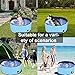 Dog Pool Foldable pet Pool Dog Swimming Pool pet Swimming Pool PVC Non-Slip for All Kinds of Pets (32x8in)