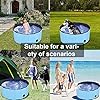Foldable-Dog-Paddling-Pool-pet-Bathtub-pet-Paddling-Pool-PVC-Non-Slip-Paddling-Pool-Suitable-for-All-Kinds-of-Pets-80x30-Blue Splash into Fun: Foldable Dog Paddling Pool for All Your Beloved Pets