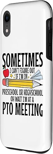 Miniatura 2 de iPhone XR Parent Teacher Organization Team PTO President Appreciaton Case
