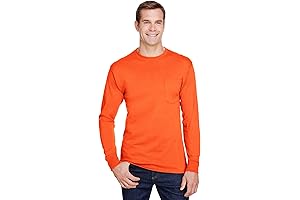W120 Adult Workwear Long-Sleeve Pocket T-Shirt