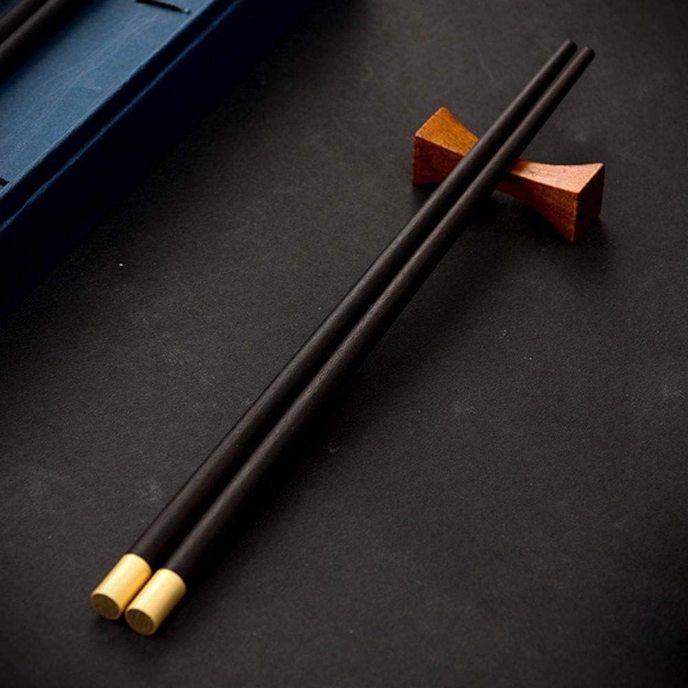 Baguettes réutilisables pour la Maison, antidérapantes, Style Chinois, 5 Couleurs, boîte Cadeau