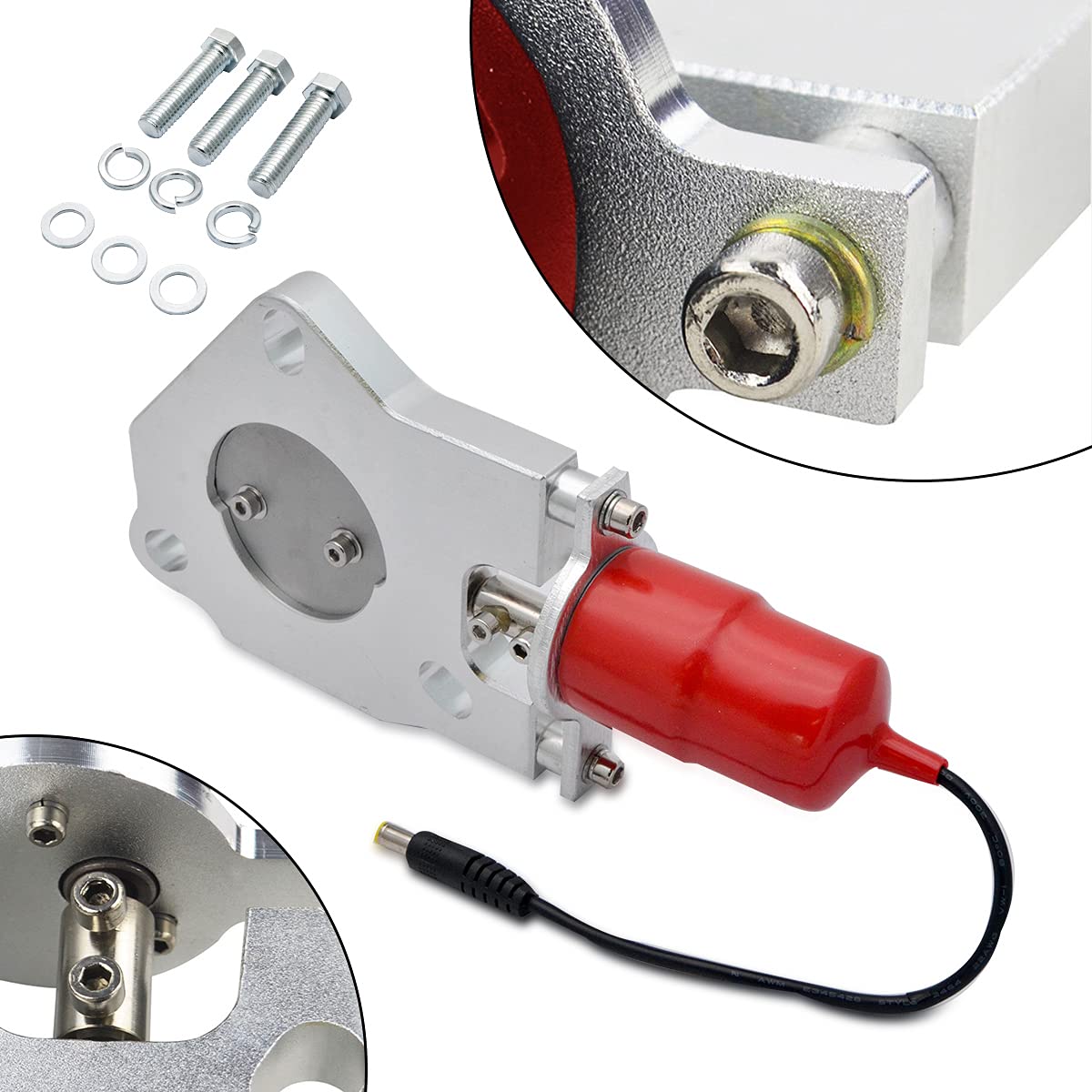 Valvola di controllo di scarico elettrico universale 2.0"/50 mm, motore valvola di taglio, sistema di scarico con telecomando