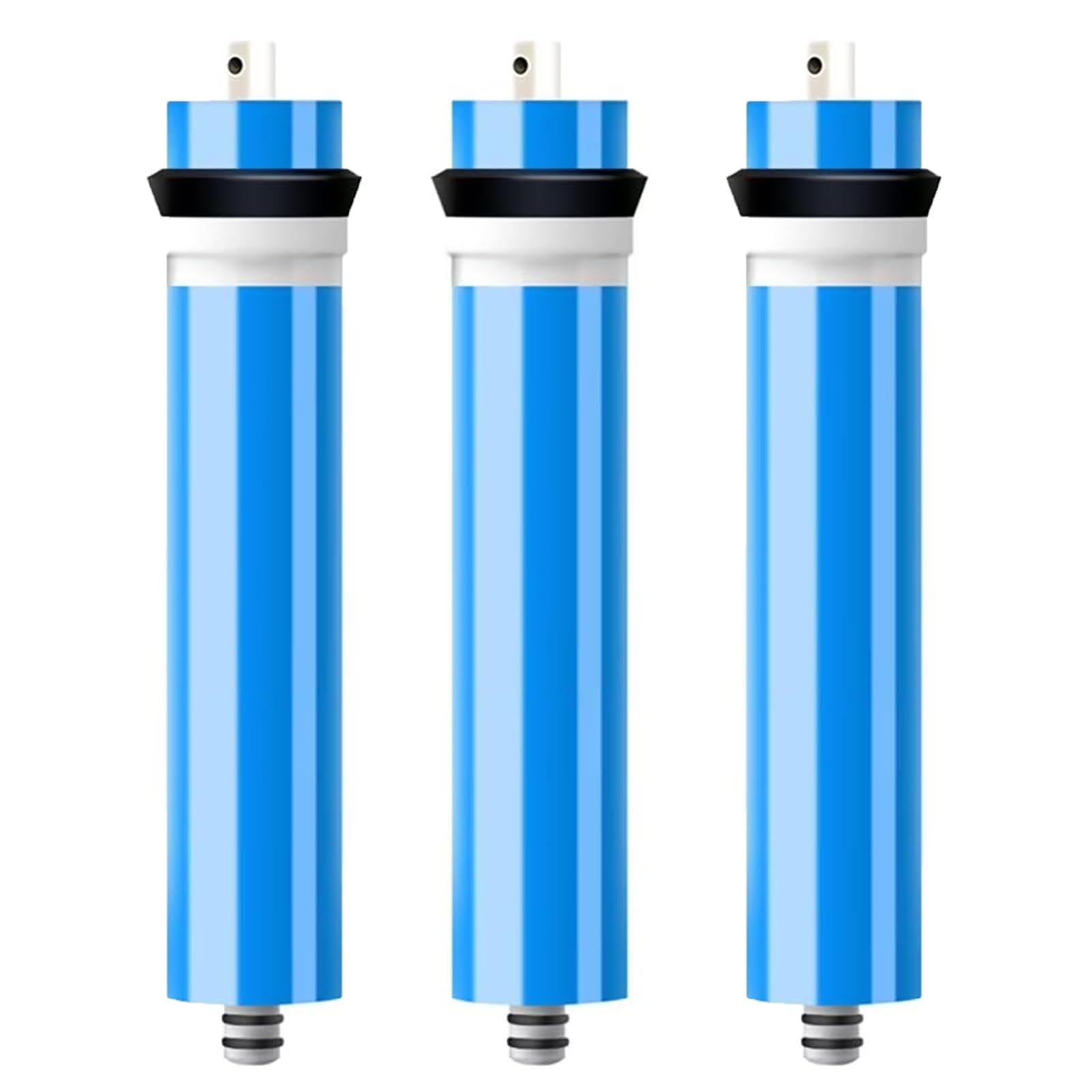 Wasserfilter Membran Umkehrosmose-Membran, 2012-100 GPD RO Umkehrosmose Membran Haushalt Wasserfilter Universal Kompatibel Ersatzfilter Passend für Untertisch, 3Pcs