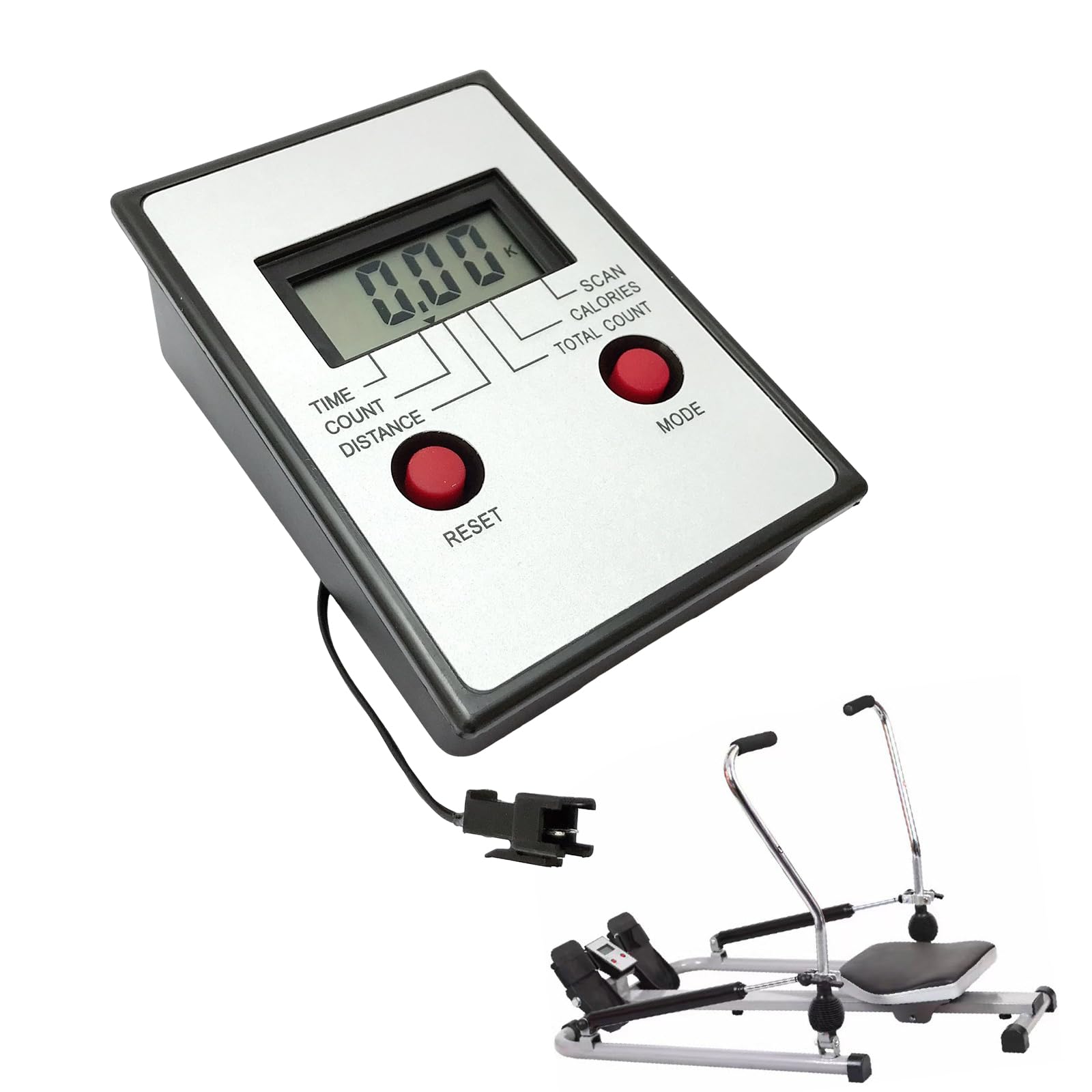 WEISUYUUS Indoor Bike Monitor Exercise Bike Speedometer Analytical Instrument Counter for Enhancing Fitness Result