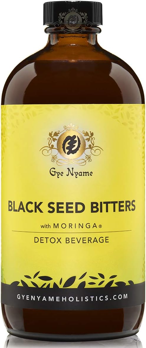 Black Seed Bitters with Moringa 3 x 16 oz Bottles~~Detox and Save