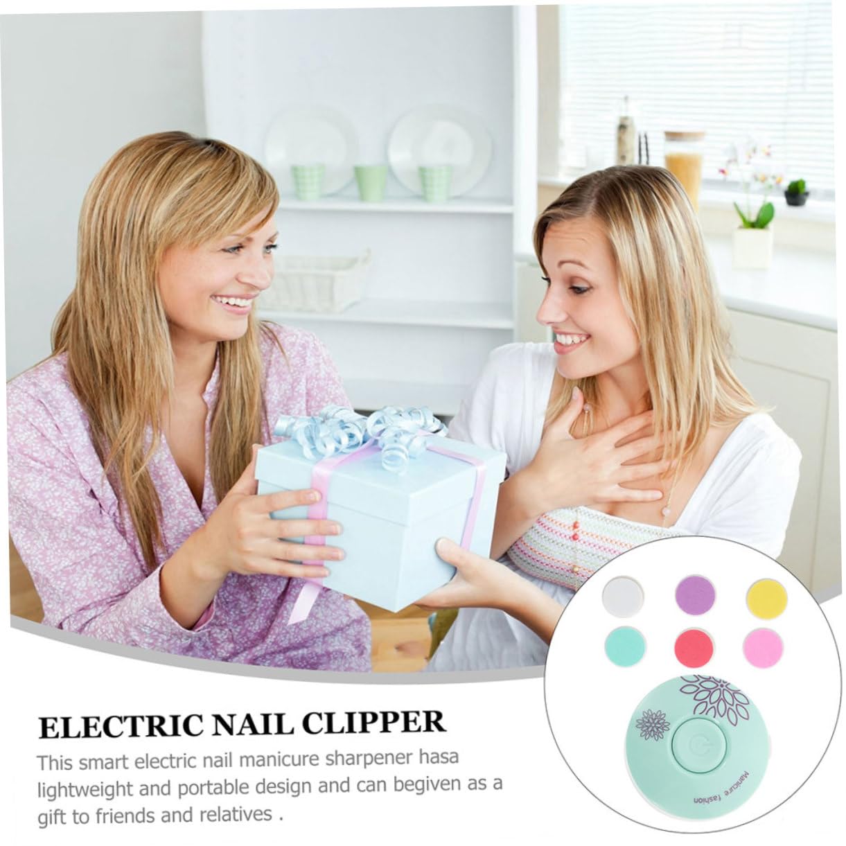 Abaodam Juego De 3 Limas Eléctricas Para Uñas Herramientas De Manicura Y Pedicura Para Bebés Pulidor De Uñas Para Adultos Y Cortaúñas Eléctrico Para Bebés.