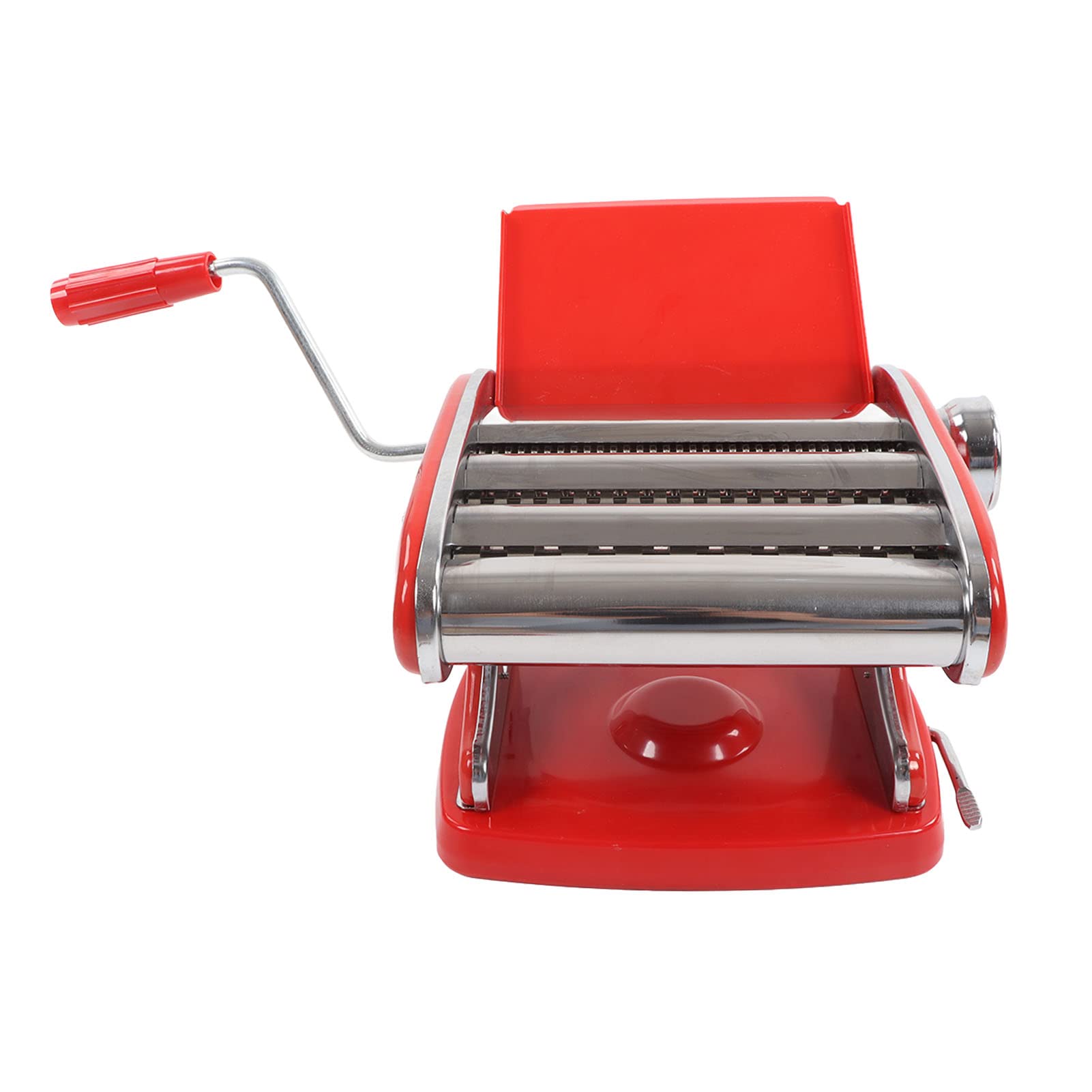 Acouto Máquina para Hacer Fideos, Máquina de Pasta de Acero Inoxidable para Lasaña y Fettuccine, Diseño de Manivela con 6 Niveles Ajustables para Fideos Caseros (Hoja de ventosa tipo 3)