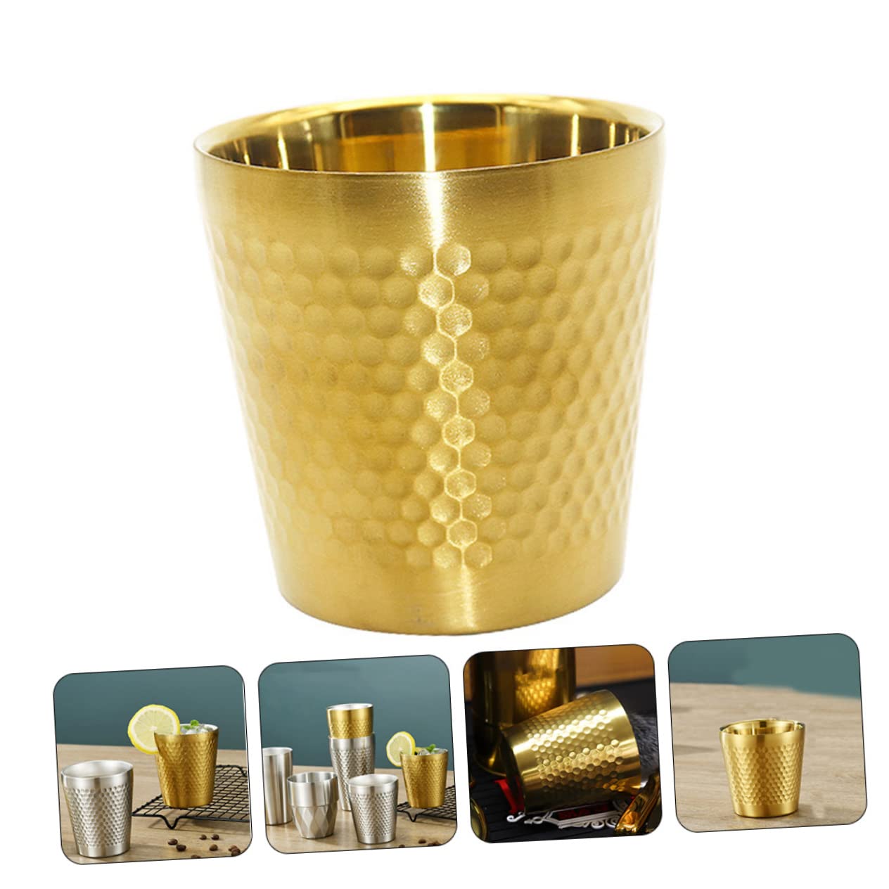 Healeved 4piezas Tazón De Afeitar De Acero Inoxidable Tazón De Jabón Para Hombres Para Uso Diario Casa o Barbería Resistente y Duradero