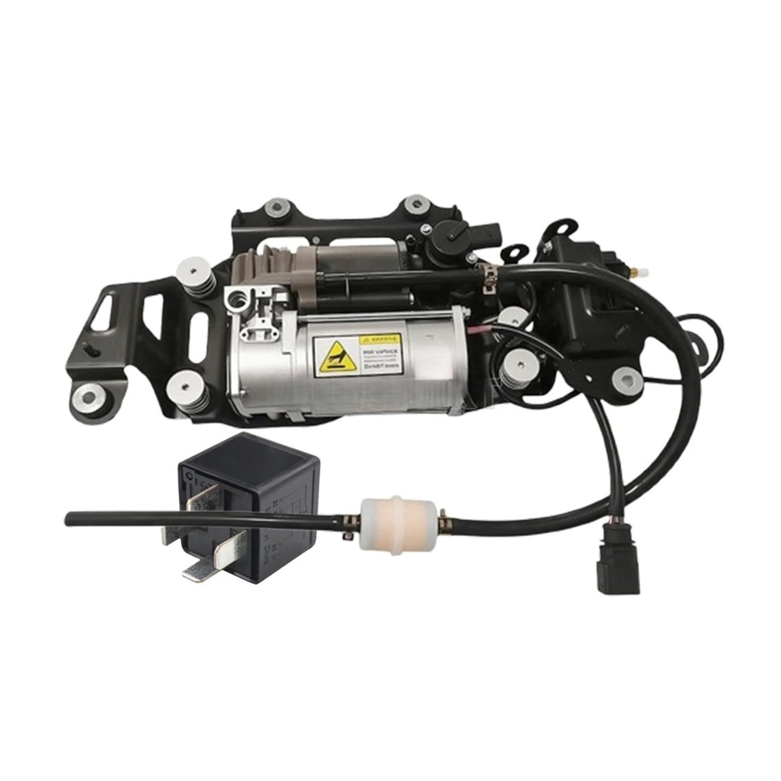 Air Suspension Compressor Pump W/Bracket + Relay Fit for Audi A8 D4 2009-2017 4H0616005C 4H0616006 4H0616005A 4H0616005B 4H0616005D