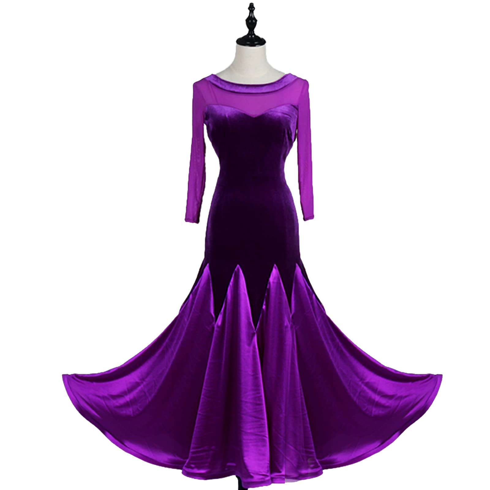 Nazionale Standard Dance Dress Abiti da ballo Valzer Cha Cha Flamenco Abito Moderno Concorso di danza Costumi Femmes Robe de Danse Liturgique Lyrique Scène Costumi