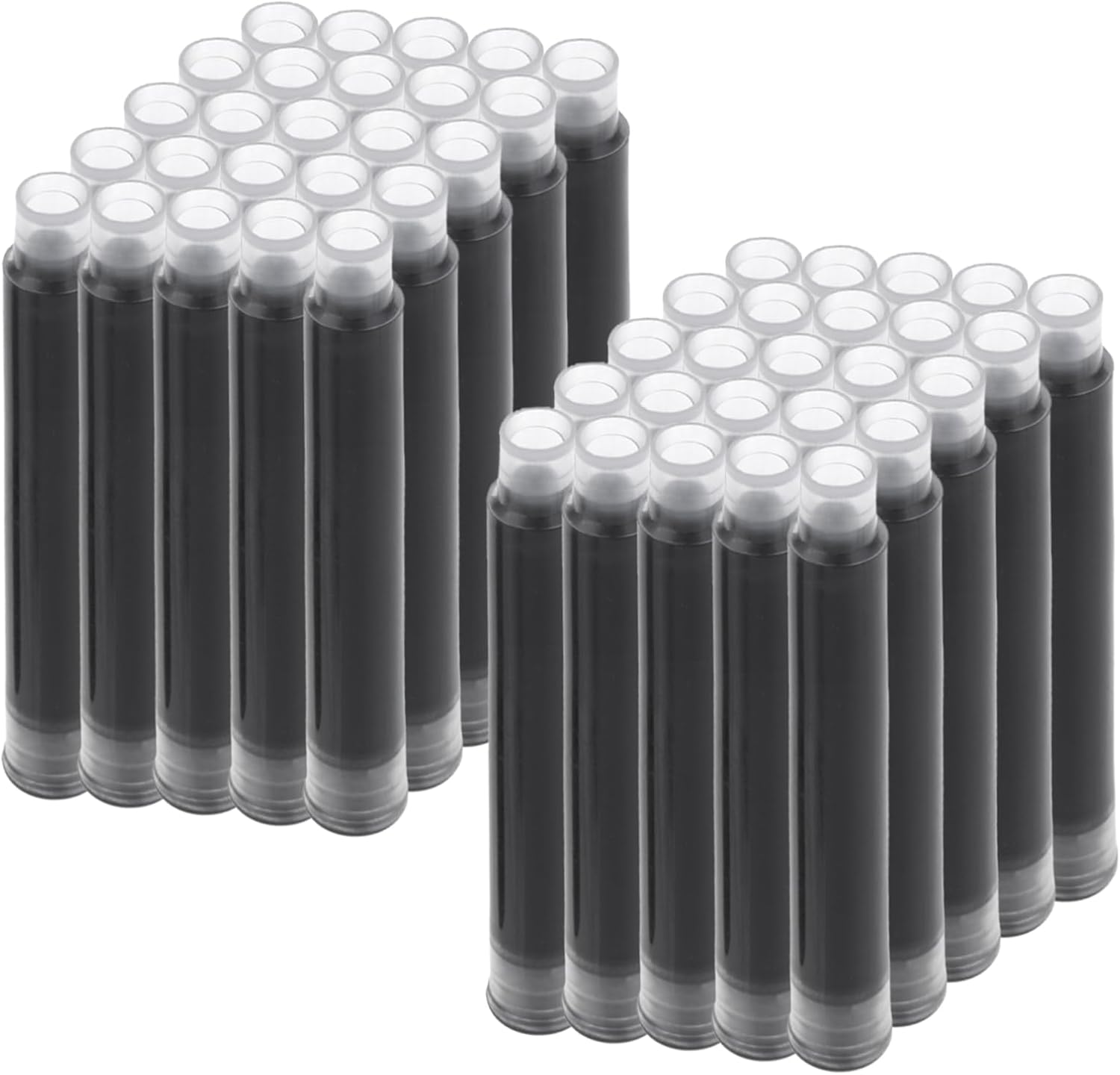 Cobee 50 Pieces Fountain Pen Balck Ink Cartridge, Fountain