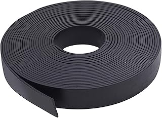 Rubber Sealing Stripe Thickness 2mm Black Solid Rubber Strips Soundproof Cushioning for Weather Stripping, Gasket, Thickness x Width,2 x 40mm