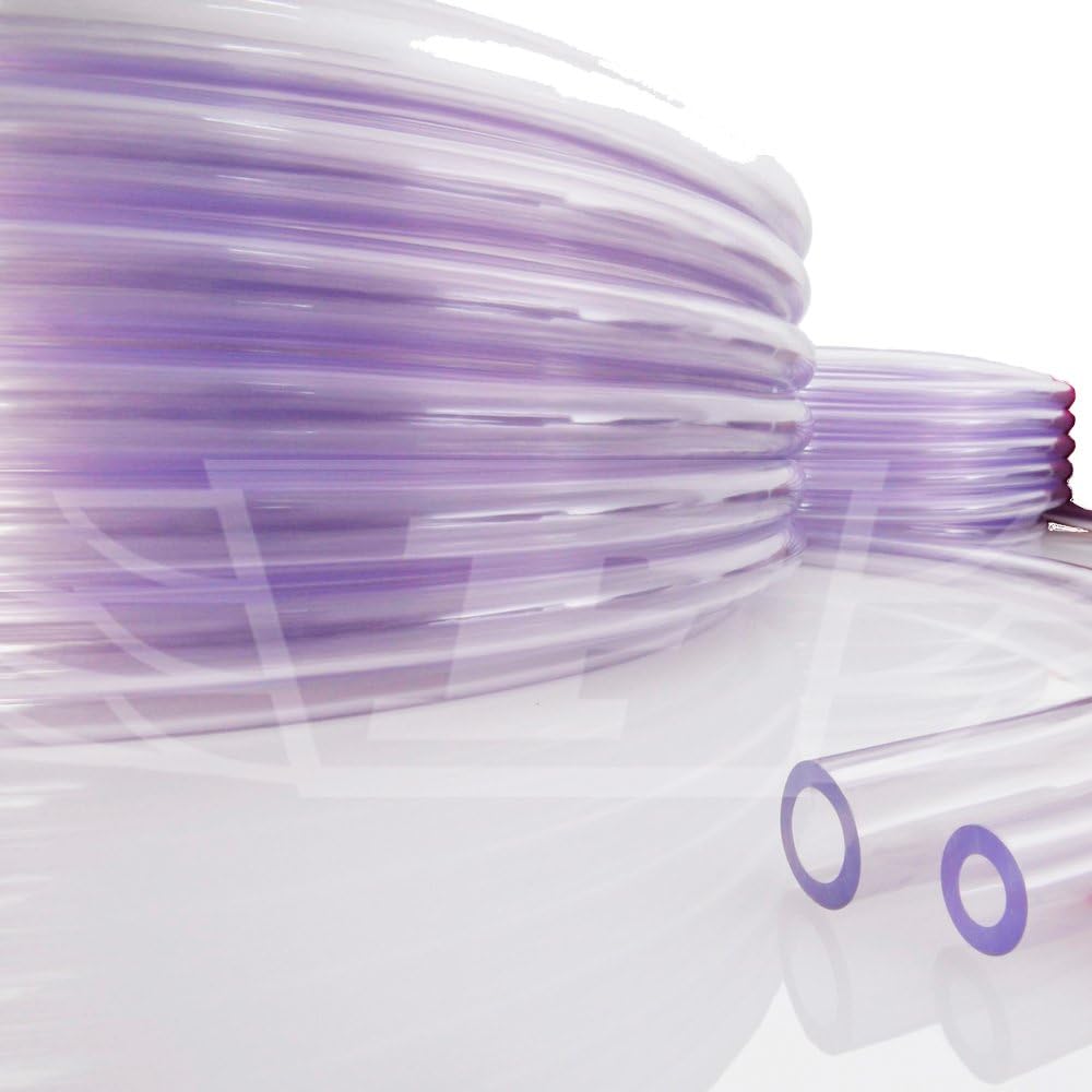 3mm Internal Diameter, 1/8", PVC TUBE CLEAR PLASTIC HOSE PIPE, IDEAL FOR HOME BREWING SYPHONING BEER & WINE FOOD GRADE, FISH POND CAR AQUARIUM AIR PUMP - BRITISH MADE - FREE UK DELIVERY (1)