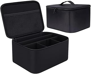 Switch ケース 【Switch 有機ELモテル対応】ニンテンドー スイッチ用 オールインワン ケース バッグ- スイッチ 収納 バッグ (黒)