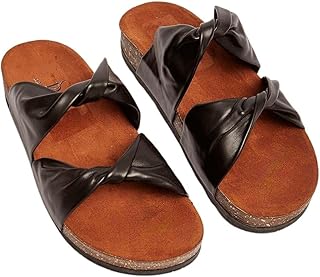 DALYDRESS womens Fancy Faux Leather Slip-On Slipper With Peep Toe DRWxx003102 Slipper