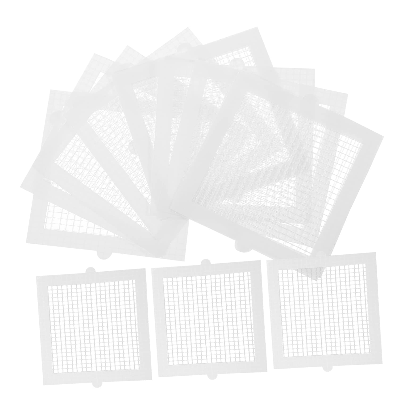 Angoily 120piezas Adhesivos Antibloqueo para Drenaje De Ducha Filtros De Pelo y Residuos Pegatinas De Protección para Desagües y Cocina De Efecto Anticorrosivo y Instalación