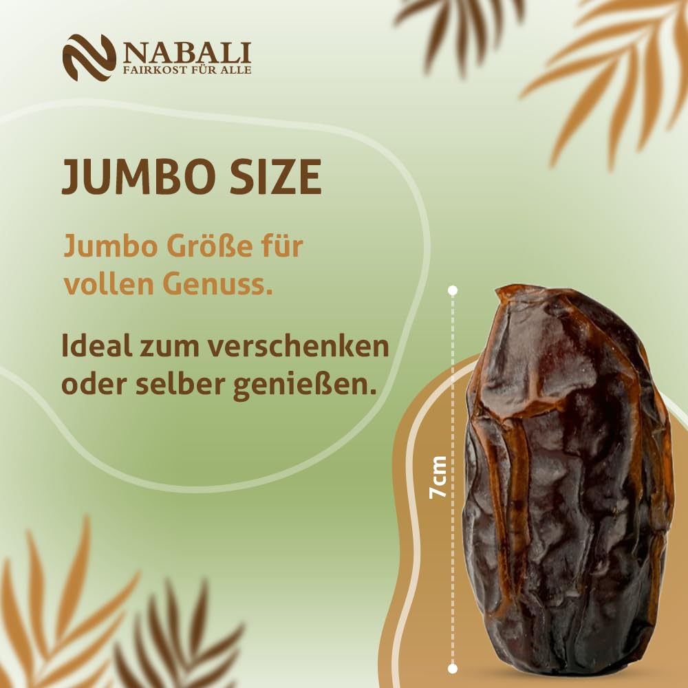 Medjool Datteln aus Palästina 2 x 1 kg - naturell vegan aromatisch traditionell frisch orientalisch ohne Konservierungsstoffe Premium