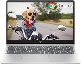 HP 15.6" Student Chromebook Laptop 2023 Newest, Quad-Core Intel Processor N200(Up to 3.7GHz), 8GB LPDDR5 RAM, 192GB Storage(64GB eMMC+128GB MSD), UHD Graphics, Light & Thin, Long Battery, Chrome OS