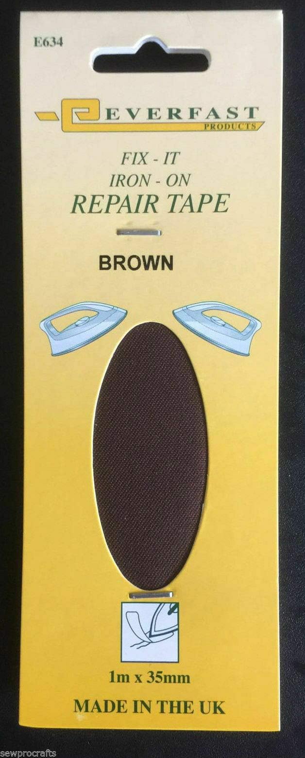 Everfast Fix-it Iron on Tape 1m x 35mm Brown