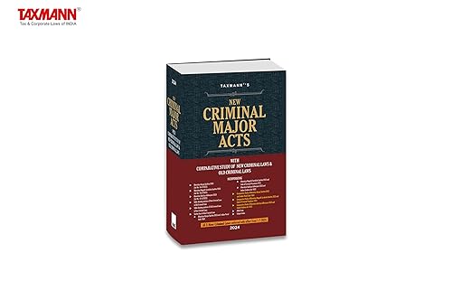 Taxmann's New Criminal Major Acts [BNS | BNSS | BSA – POCKET | HARDBOUND] – Transition to the New Criminal Laws with Comparative Analysis | Section-wise Tables | Section Key | Committee Reports et al.