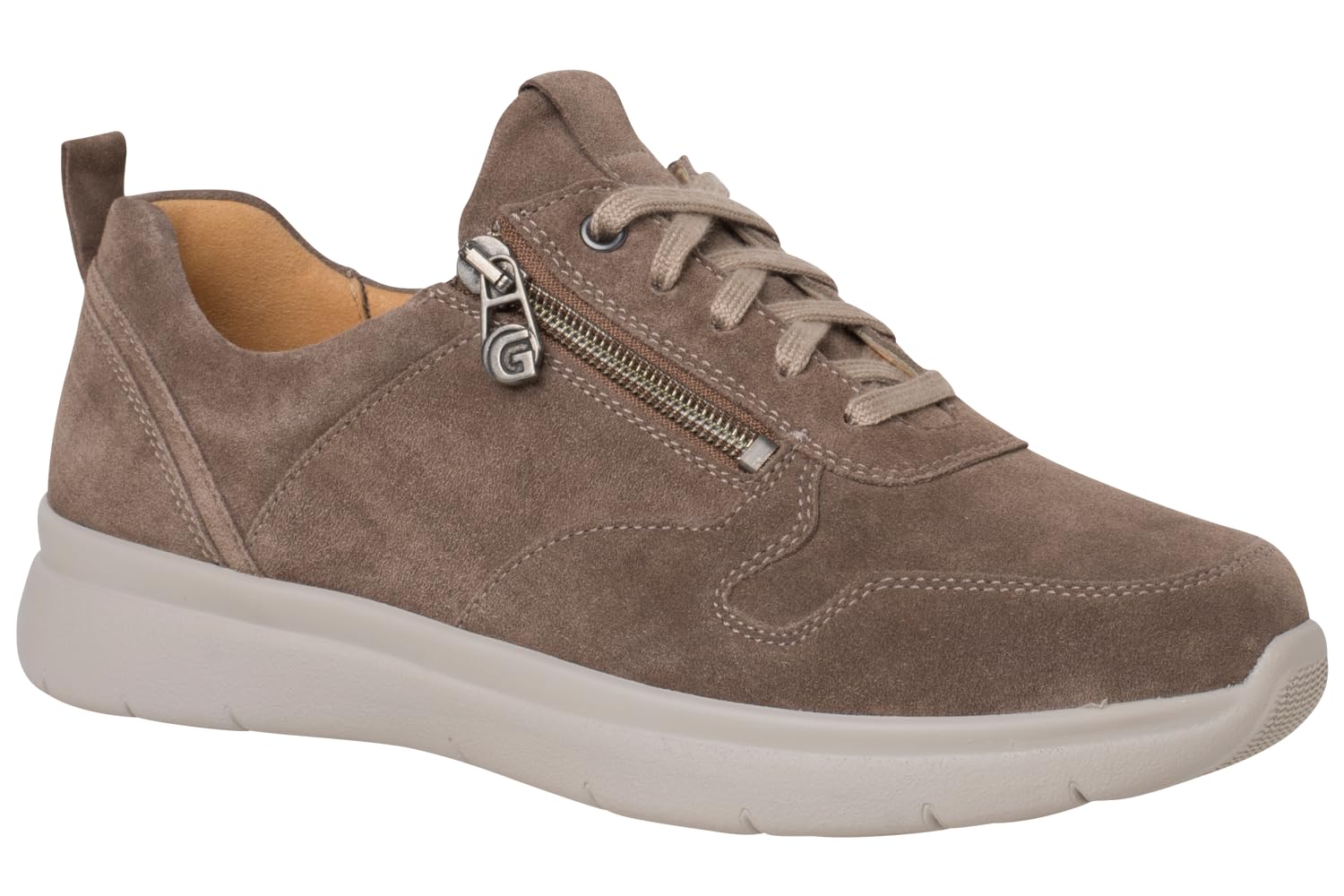 Ganter Women's Kira Sneaker, Dark Taupe, 4.5 UK