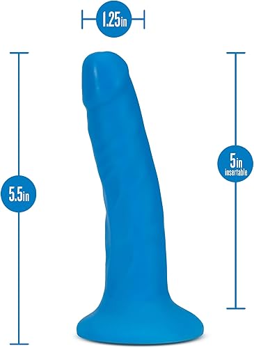 Miniatura 5 de NEO Elite - Consolador de 6 pulgadas  Silicona Ultrasilk  Tecnología Sensa Feel de doble densidad  Compatible con base de ventosa y arnés tórico