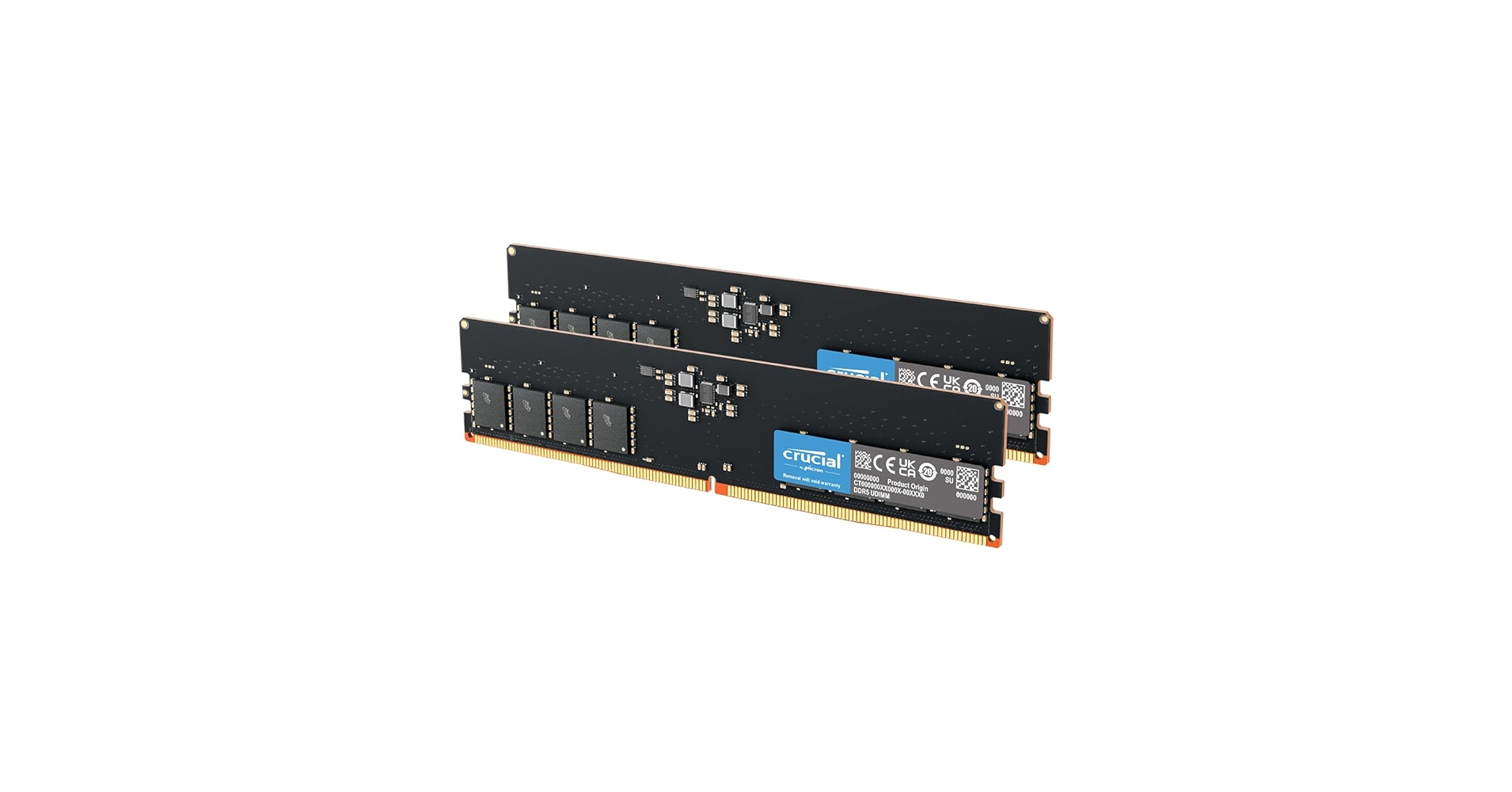 Crucial 16GB DDR5-4800 (32GB ※16GB×2) Crucial 16GB DDR5 RAM Kit (2x8GB), 4800MHz (PC5-38400) CL40