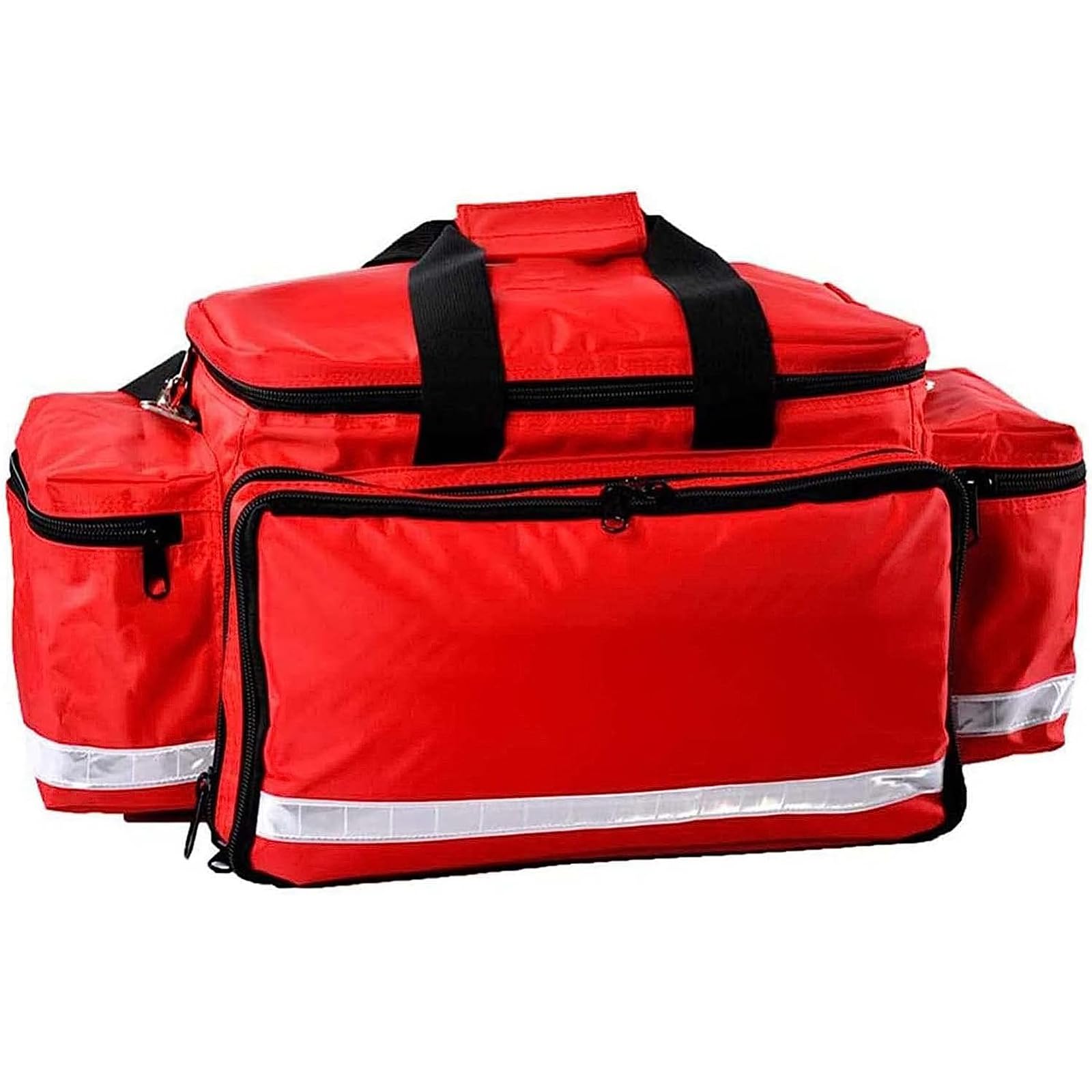 Mochila De Primeros Auxilios Bolsa De Emergencia Vacía Mochilas Médicas De Primeros Auxilios Rojas, Kit De Rescate De Emergencia Impermeable Al Aire Libre De Gran Capacidad