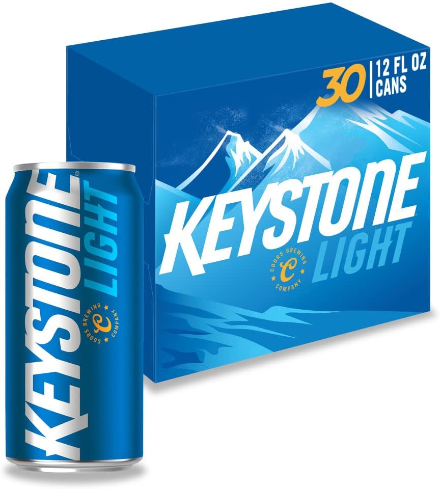 Keystone Light Beer, Lager Beer, 30 Pack Beer, 12 FL OZ