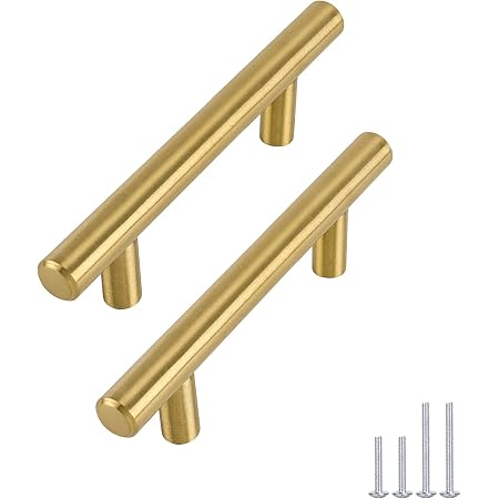 Haliwu 10 Pack Black Cabinet Pulls, Black Gold Cabinet Handles, Barrel Kitchen Drawer Handles Kitchen Hardware Pulls, 3 inch Hole to Hole Center Dresser Knobs Haliwu 10 Pack Black Cabinet Pulls, Black Gold Cabinet Handles, Barrel Kitchen Drawer Handles Kitchen Hardware Pulls, 3 inch Hole to Hole Center Dresser Knobs