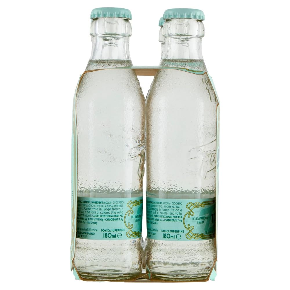 Tassoni Tonica Superfine Tonic Superfine Tonic Water - Botella de cristal (24 x 18 cl)