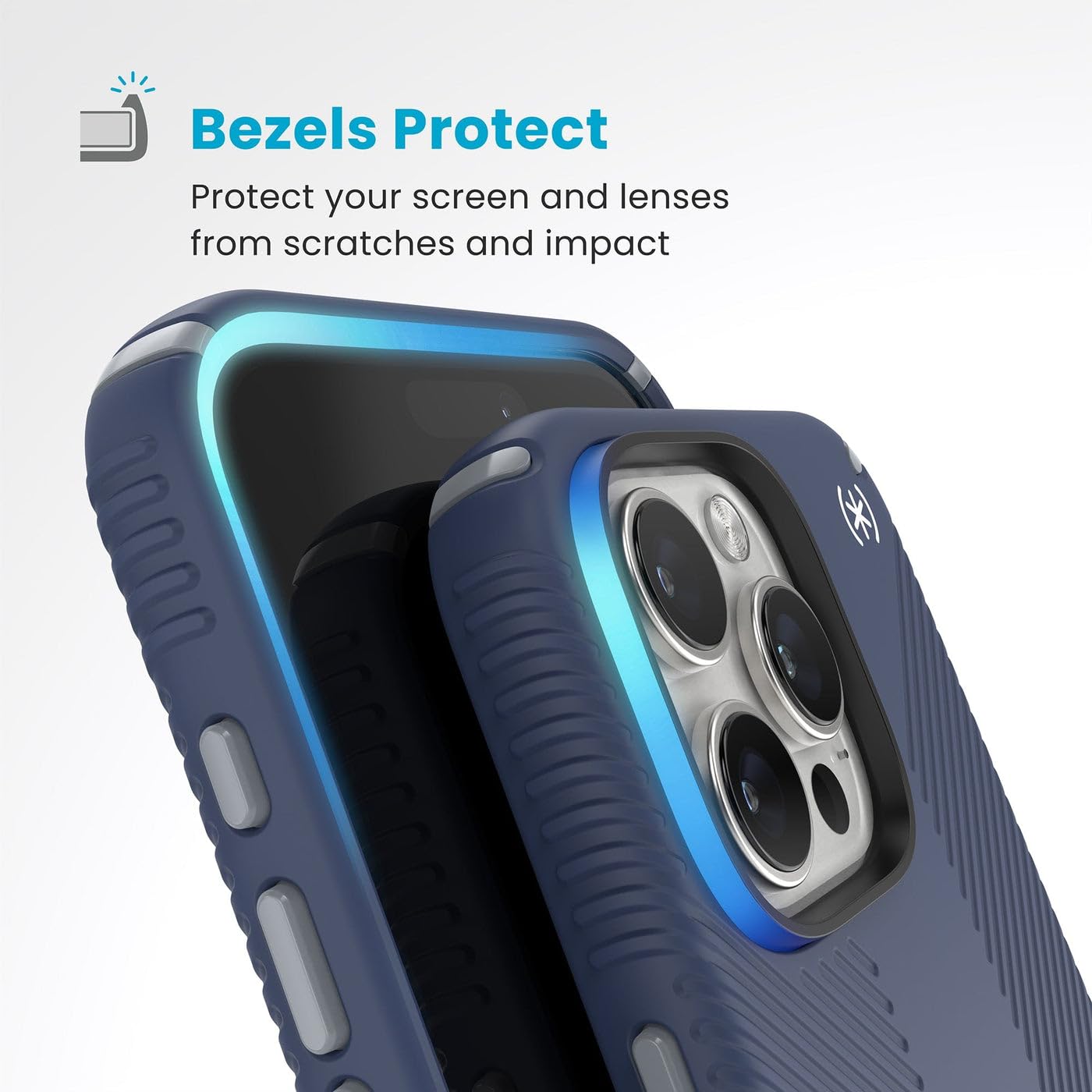 Speck Capa Azul Costerio/Cinza Poeira para iPhone 16 Pro Max