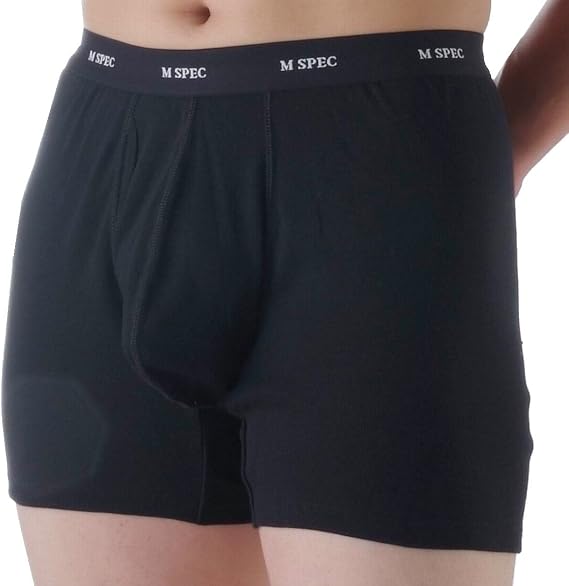 MSPEC Men's Knit Boxers 3D-Crotch Breathable/Comfortable MS-04