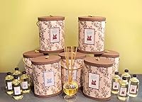 Vista 2 de Seda France Aceite difusor de membrillo japonés en botella de vidrio