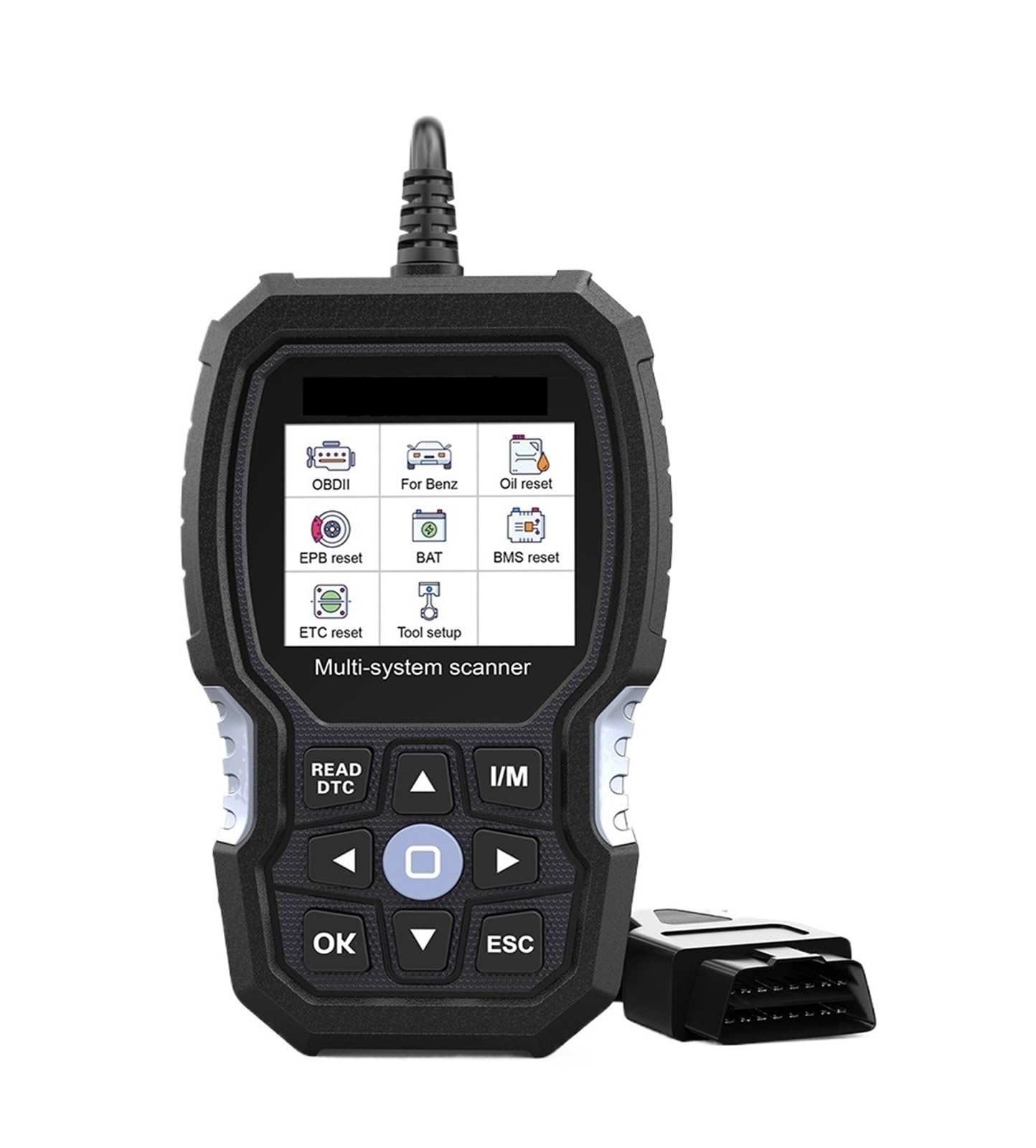 Escáner OBD2 VOD700 for restablecer el Lector de códigos de automóvil, herienta de escaneo de diagnóstico