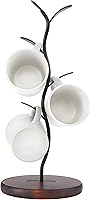 Vista 1 de Mug Holder Stand, Countertop Coffee Mug Tree, Tea Cup Organizer Storage Rack for Bar Counter Kitchen