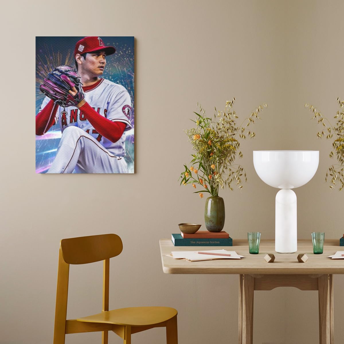 Amazon.co.jp: 大谷.翔平 おおたにしょうへいキャンバス 絵画 壁